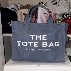 Marc Jacobs Slate Blue Tote Bag